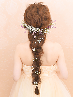 アンティーク編み込み12