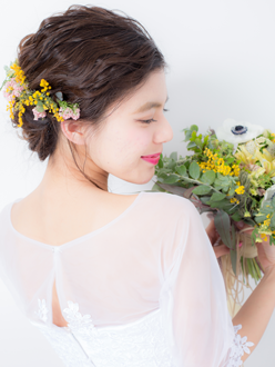 ブライダルヘア４